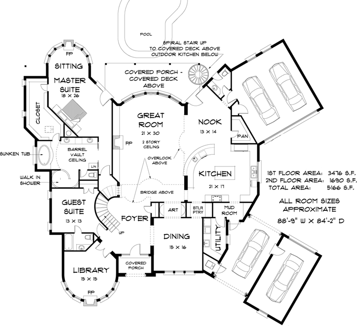 Main Floor Plan: 80-104