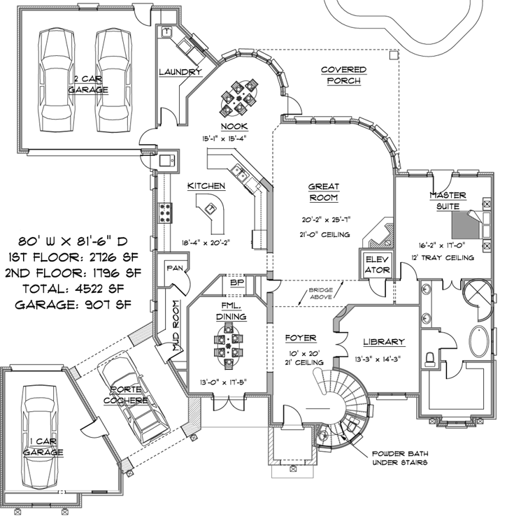Main Floor Plan: 80-106