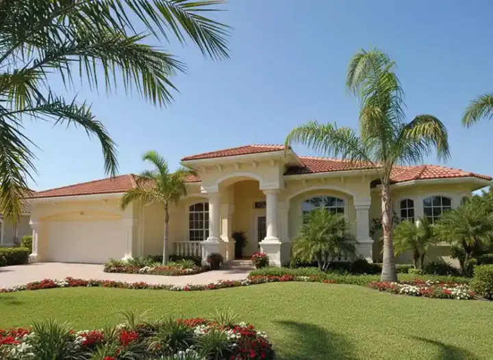 Florida house plans 81-101 - front exterior, 2,505 sq ft, 3 bed, 3 bath house plans | Monster House Plans