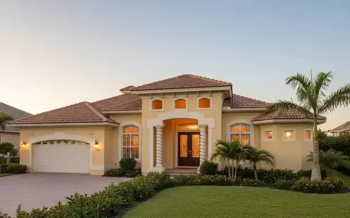 Florida house plans 81-102 - front exterior, 2,518 sq ft, 3 bed, 3 bath house plans | Monster House Plans