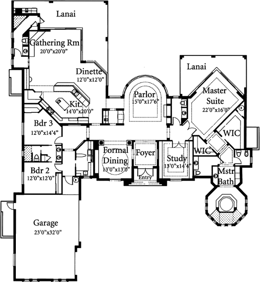 Main Floor Plan: 81-109