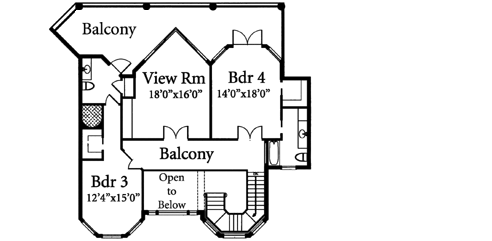 Upper/Second Floor Plan: 81-111