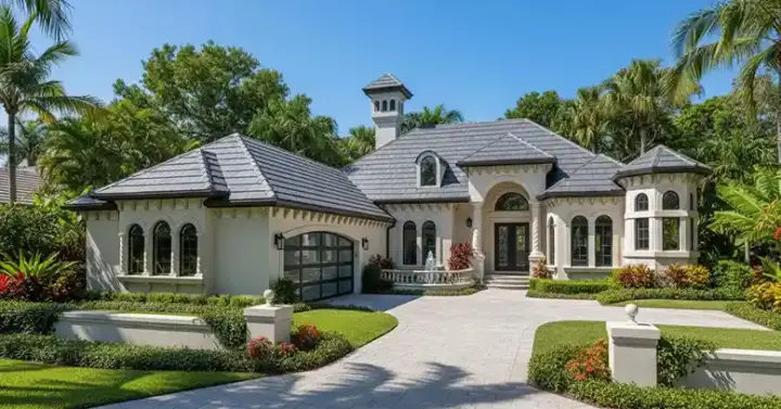 Mediterranean house plans 81-116 - front exterior, 2,646 sq ft, 3 bed, 2 bath house plans | Monster House Plans