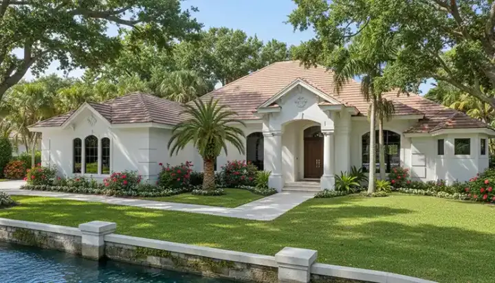 Mediterranean house plans 81-119 - front exterior, 2,843 sq ft, 3 bed, 3 bath house plans | Monster House Plans