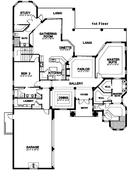 Main Floor Plan: 81-125