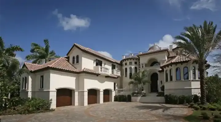 Mediterranean house plans 81-135 - front exterior, 7,890 sq ft, 5 bed, 5 bath house plans | Monster House Plans
