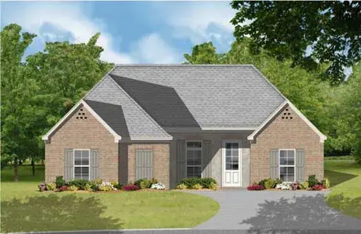 Traditional house plans 83-111 - front exterior, 1,442 sq ft, 3 bed, 2 bath house plans | Monster House Plans