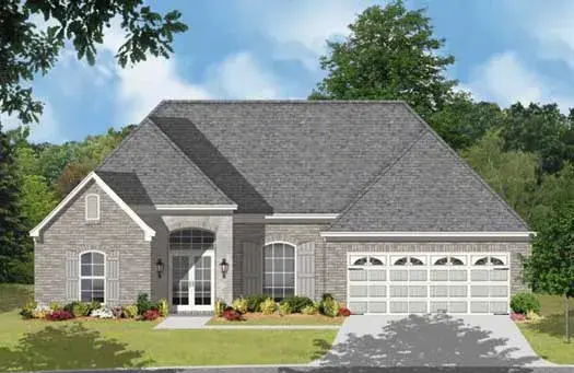 Traditional house plans 83-114 - front exterior, 1,514 sq ft, 3 bed, 2 bath house plans | Monster House Plans