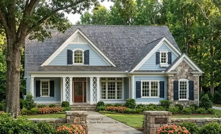 Southern house plans 85-102 - front exterior, 2,286 sq ft, 4 bed, 3 bath house plans | Monster House Plans