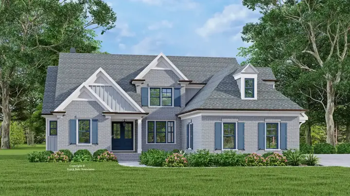 Traditional house plans 85-1106 - front exterior, 2,635 sq ft, 4 bed, 4 bath house plans | Monster House Plans