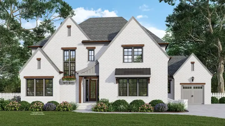 Acadian house plans 85-1117 - front exterior, 3,568 sq ft, 5 bed, 4 bath house plans | Monster House Plans