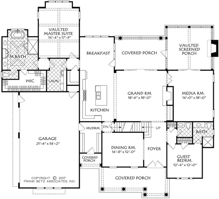 Main Floor Plan: 85-115