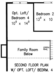 Traditional Style Home Design Plan: 85-120