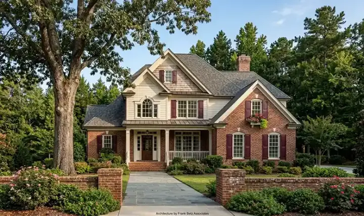 Southern house plans 85-122 - front exterior, 2,163 sq ft, 4 bed, 3 bath house plans | Monster House Plans