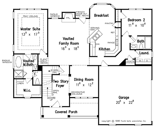 Main Floor Plan: 85-122