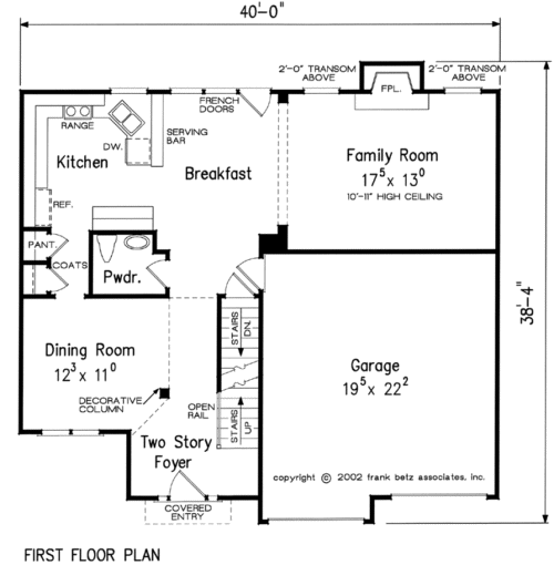 Main Floor Plan: 85-129