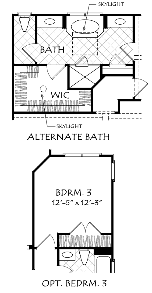 Southern Style Home Design Plan: 85-140