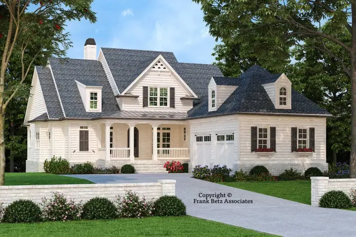 Southern house plans 85-169 - front exterior, 2,690 sq ft, 4 bed, 3 bath house plans | Monster House Plans