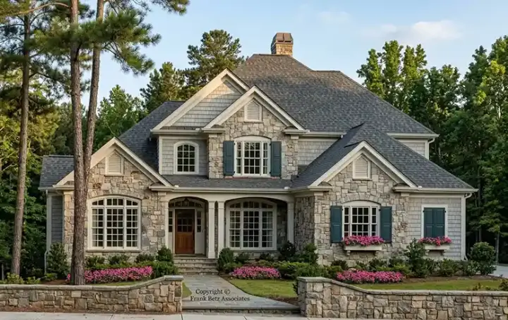 Southern house plans 85-188 - front exterior, 2,885 sq ft, 5 bed, 4 bath house plans | Monster House Plans