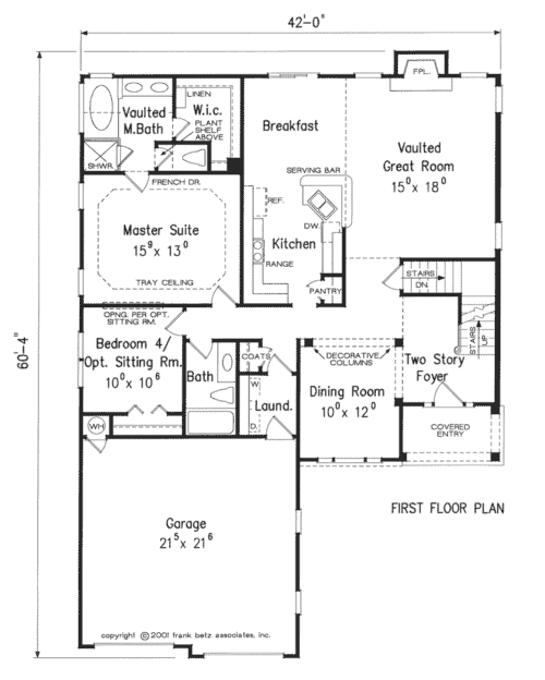Main Floor Plan: 85-198