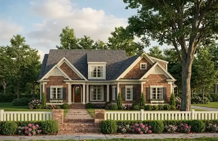 Traditional house plans 85-199 - front exterior, 2,220 sq ft, 3 bed, 2 bath house plans | Monster House Plans