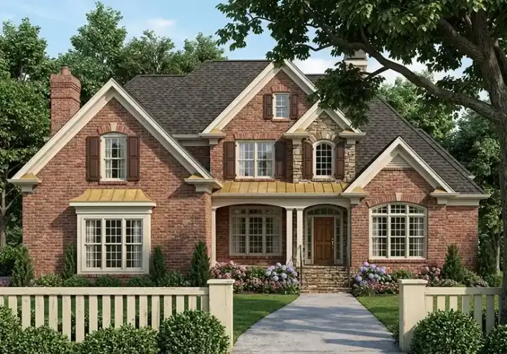 Southern house plans 85-200 - front exterior, 3,327 sq ft, 4 bed, 3 bath house plans | Monster House Plans