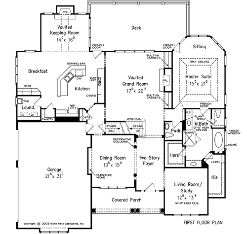 Main Floor Plan: 85-200