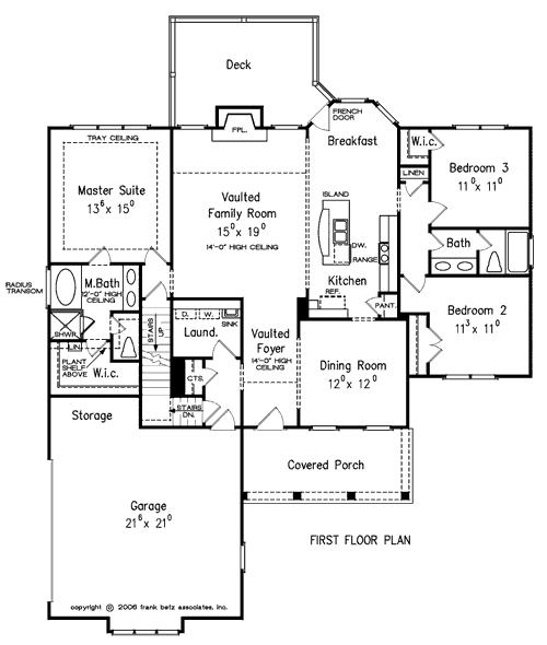 Main Floor Plan: 85-205