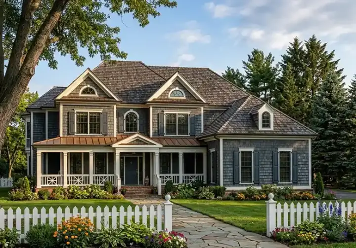 Traditional house plans 85-207 - front exterior, 3,312 sq ft, 5 bed, 4 bath house plans | Monster House Plans