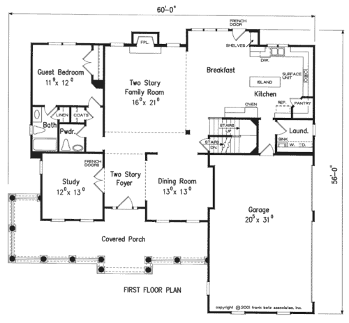 Main Floor Plan: 85-207
