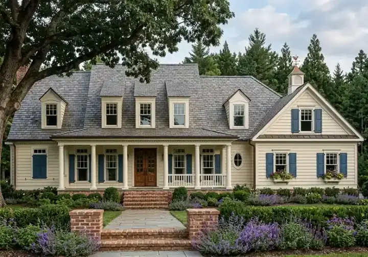 Country house plans 85-209 - front exterior, 3,164 sq ft, 4 bed, 3 bath house plans | Monster House Plans
