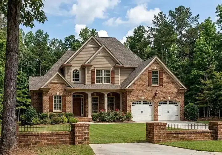 Traditional house plans 85-212 - front exterior, 1,818 sq ft, 3 bed, 2 bath house plans | Monster House Plans