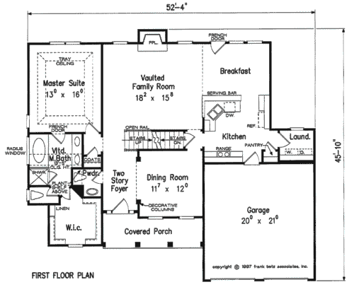 Main Floor Plan: 85-212