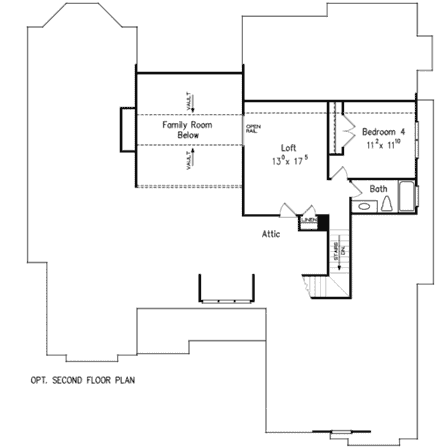 Upper/Second Floor Plan: 85-213