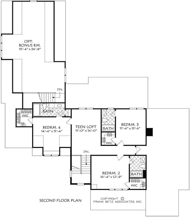 Upper/Second Floor Plan: 85-217