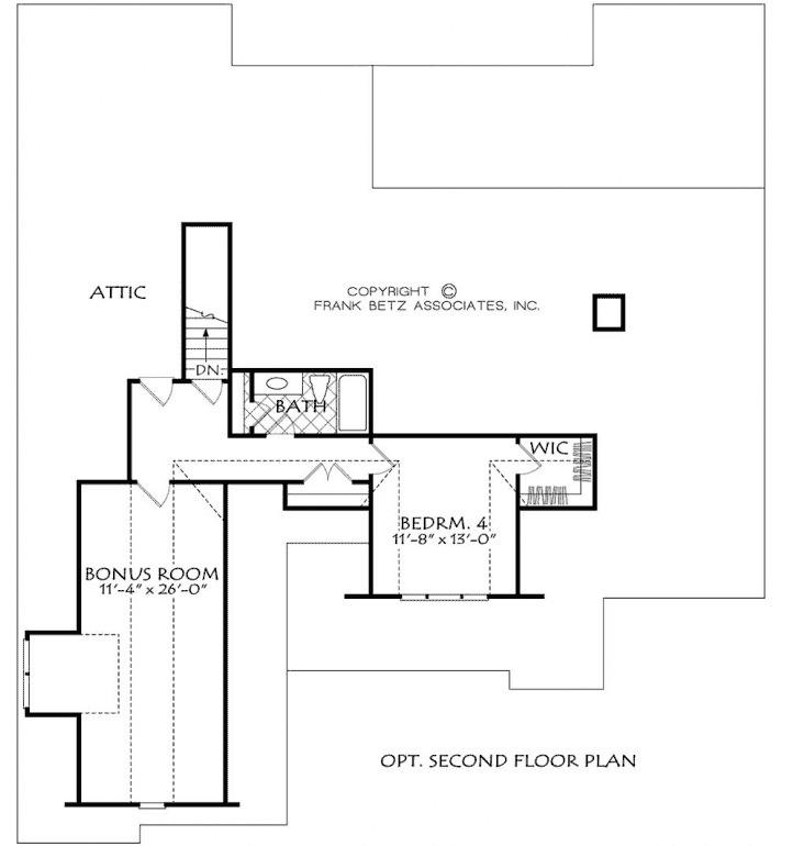 Upper/Second Floor Plan: 85-219