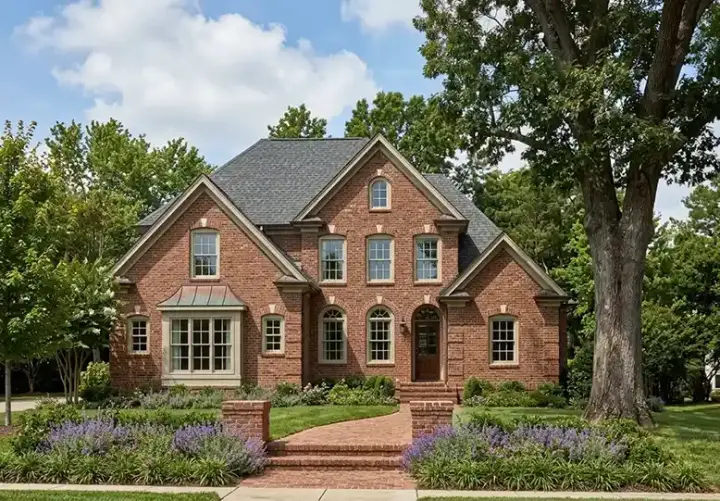 Traditional house plans 85-227 - front exterior, 2,305 sq ft, 4 bed, 2 bath house plans | Monster House Plans