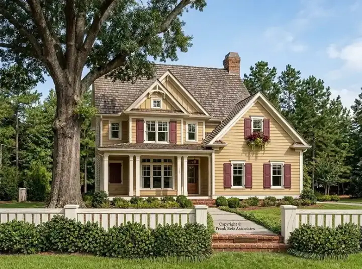 Farmhouse house plans 85-234 - front exterior, 2,112 sq ft, 4 bed, 2 bath house plans | Monster House Plans