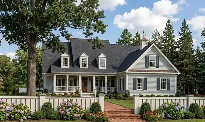 Country house plans 85-243 - front exterior, 2,570 sq ft, 4 bed, 3 bath house plans | Monster House Plans