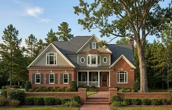 Traditional house plans 85-251 - front exterior, 3,250 sq ft, 4 bed, 4 bath house plans | Monster House Plans