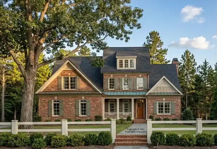 Traditional house plans 85-252 - front exterior, 3,238 sq ft, 4 bed, 4 bath house plans | Monster House Plans