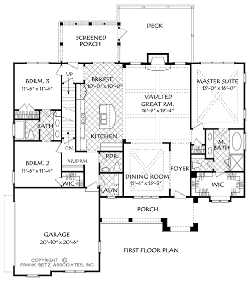 Main Floor Plan: 85-263