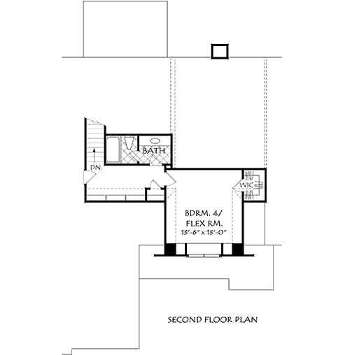 Upper/Second Floor Plan:85-263