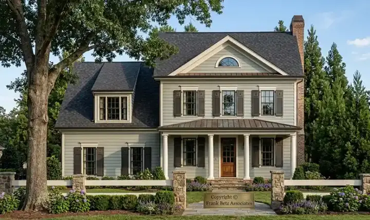 Southern house plans 85-272 - front exterior, 2,407 sq ft, 4 bed, 2 bath house plans | Monster House Plans