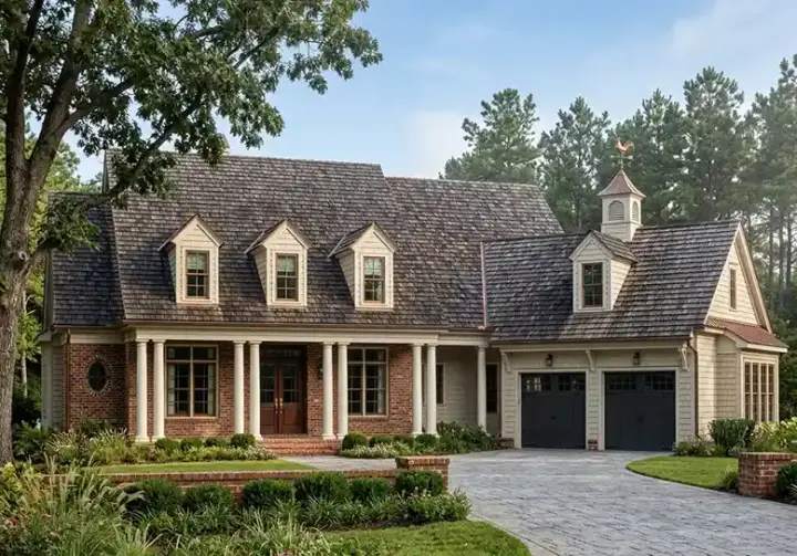 Southern house plans 85-282 - front exterior, 3,325 sq ft, 4 bed, 3 bath house plans | Monster House Plans