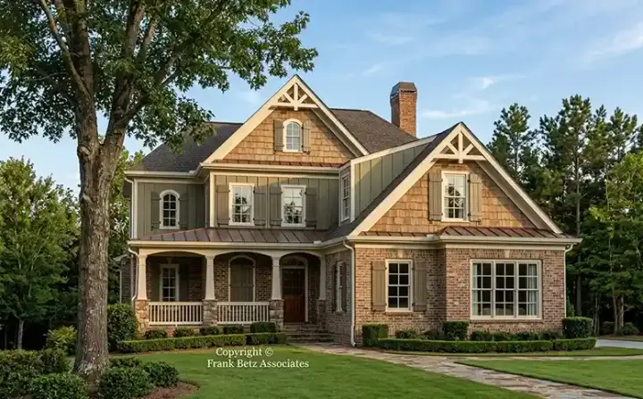 Country house plans 85-289 - front exterior, 2,334 sq ft, 4 bed, 3 bath house plans | Monster House Plans