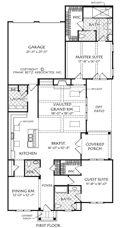 Main Floor Plan: 85-292