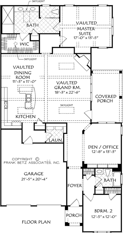 Main Floor Plan: 85-301
