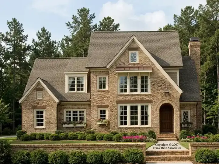 English Country house plans 85-304 - front exterior, 3,283 sq ft, 4 bed, 3 bath house plans | Monster House Plans