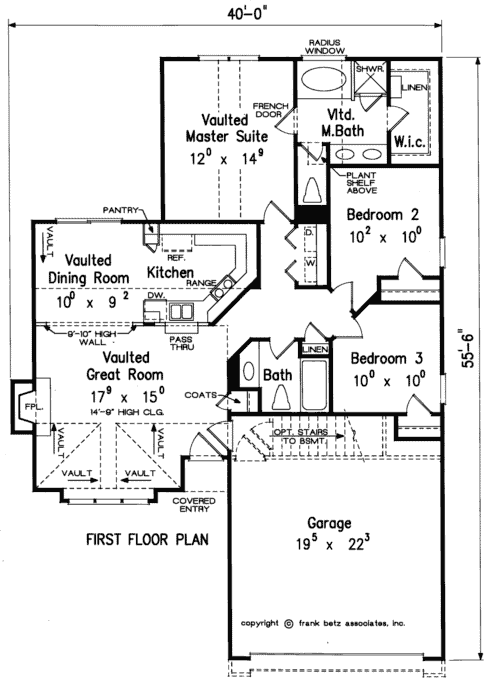 Main Floor Plan: 85-305